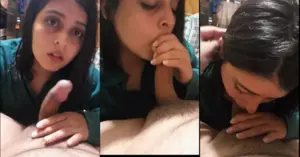 Cute Face sexy indian women sucking boss dick for promotion desi viral sex