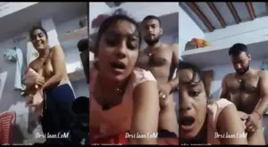 Desi young girl moaning while fucking by dehati boy sex video mms