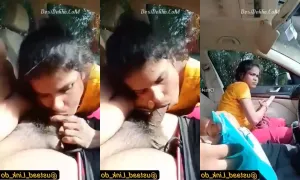 Sucking Dick For Money in Car